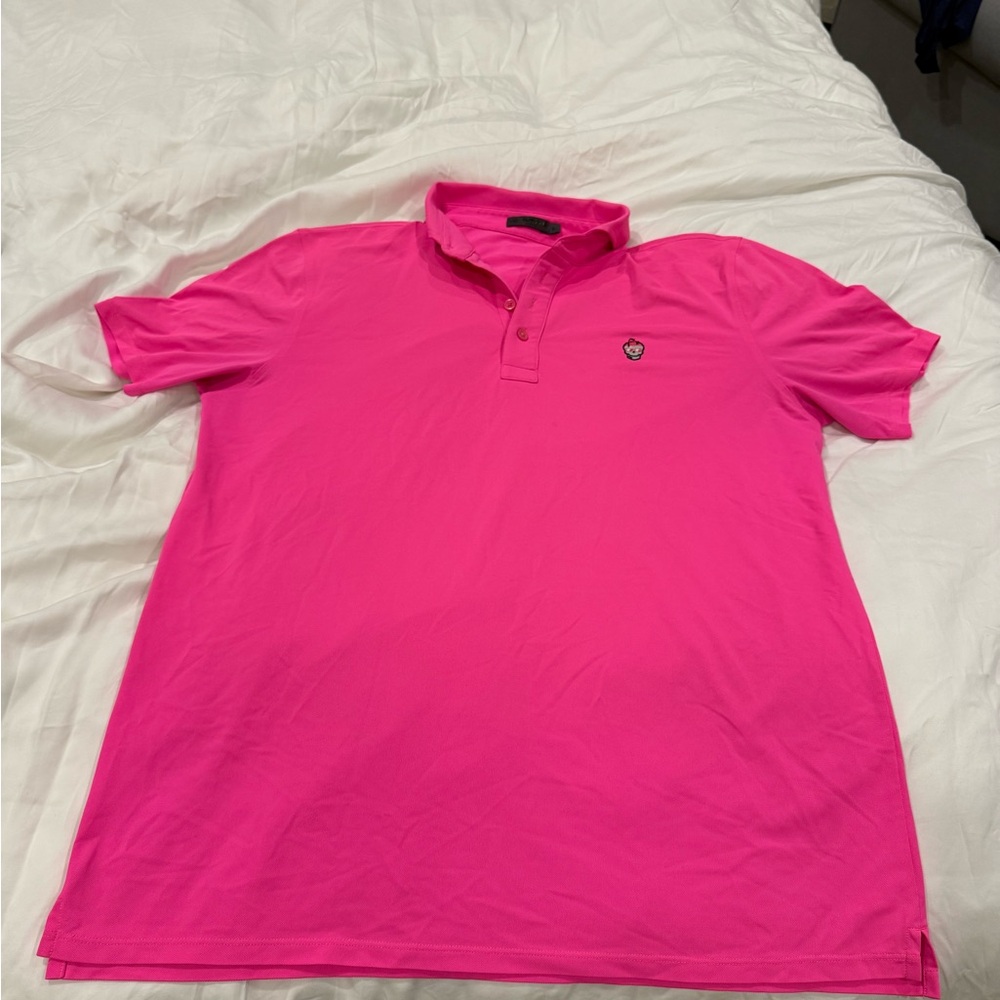G/FORE Pink Polo Shirt